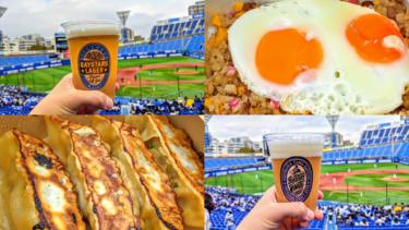 横浜DeNAベイスターズ「横浜スタジアム」で食べたグルメとベイスターズビールを紹介